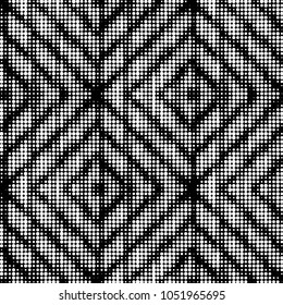 Grunge halftone black and white dots texture background. Spotted vector Abstract Texture

