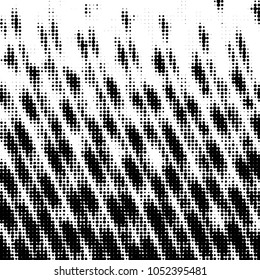 Grunge halftone black and white dots texture background. Spotted vector Abstract Texture
