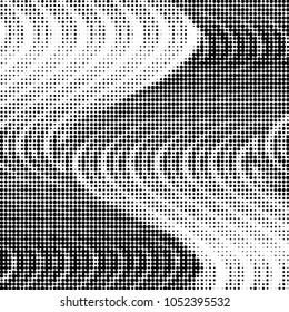 Grunge halftone black and white dots texture background. Spotted vector Abstract Texture

