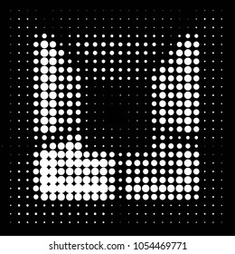 Grunge halftone black and white dots texture background. Spotted vector Abstract Texture
