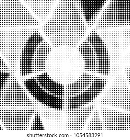Grunge halftone black and white dots texture background. Spotted vector Abstract Texture
