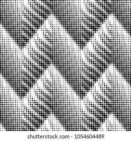 Grunge halftone black and white dots texture background. Spotted vector Abstract Texture
