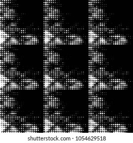 Grunge halftone black and white dots texture background. Spotted vector Abstract Texture
