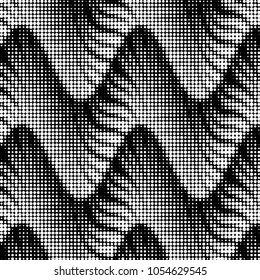 Grunge halftone black and white dots texture background. Spotted vector Abstract Texture
