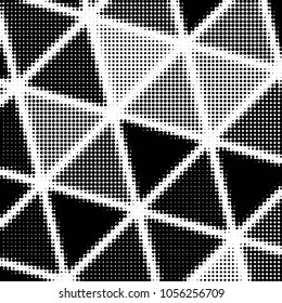 Grunge halftone black and white dots texture background. Spotted vector Abstract Texture
