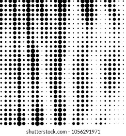 Grunge halftone black and white dots texture background. Spotted vector Abstract Texture
