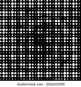 Grunge halftone black and white dots texture background. Spotted vector Abstract Texture
