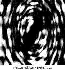 Grunge halftone black and white dots texture background. Spotted vector Abstract Texture
