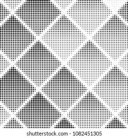 Grunge halftone black and white dots texture background. Spotted vector Abstract Texture
