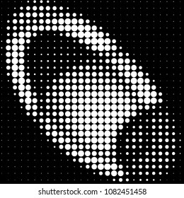 Grunge halftone black and white dots texture background. Spotted vector Abstract Texture
