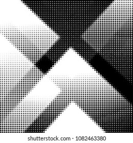 Grunge halftone black and white dots texture background. Spotted vector Abstract Texture
