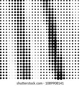 Grunge halftone black and white dots texture background. Spotted vector Abstract Texture
