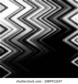 Grunge halftone black and white dots texture background. Spotted vector Abstract Texture
