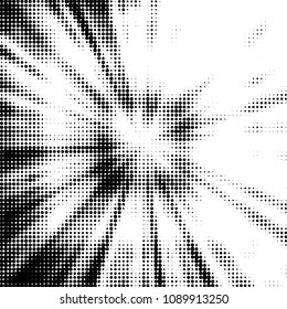 Grunge halftone black and white dots texture background. Spotted vector Abstract Texture

