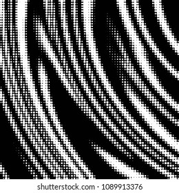 Grunge halftone black and white dots texture background. Spotted vector Abstract Texture
