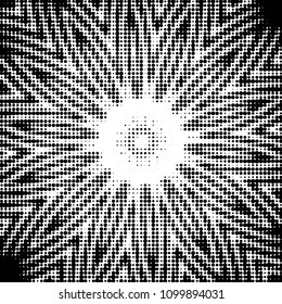 Grunge halftone black and white dots texture background. Spotted vector Abstract Texture
