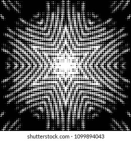 Grunge halftone black and white dots texture background. Spotted vector Abstract Texture
