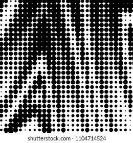 Grunge halftone black and white dots texture background. Spotted vector Abstract Texture
