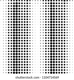 Grunge halftone black and white dots texture background. Spotted vector Abstract Texture
