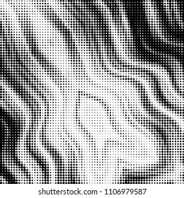 Grunge halftone black and white dots texture background. Spotted vector Abstract Texture

