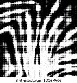 Grunge halftone black and white dots texture background. Spotted vector Abstract Texture
