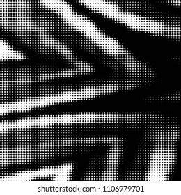 Grunge halftone black and white dots texture background. Spotted vector Abstract Texture
