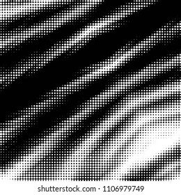 Grunge halftone black and white dots texture background. Spotted vector Abstract Texture
