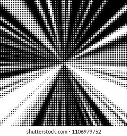 Grunge halftone black and white dots texture background. Spotted vector Abstract Texture
