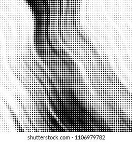 Grunge halftone black and white dots texture background. Spotted vector Abstract Texture
