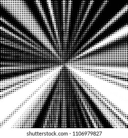 Grunge halftone black and white dots texture background. Spotted vector Abstract Texture
