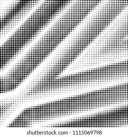 Grunge halftone black and white dots texture background. Spotted vector Abstract Texture
