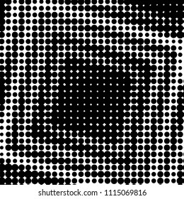 Grunge halftone black and white dots texture background. Spotted vector Abstract Texture
