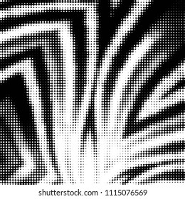 Grunge halftone black and white dots texture background. Spotted vector Abstract Texture
