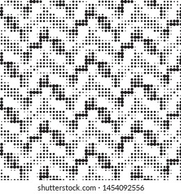 Grunge halftone black and white dots texture background. Spotted vector Abstract Texture