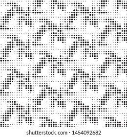 Grunge halftone black and white dots texture background. Spotted vector Abstract Texture