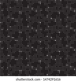 Grunge halftone black and white dots texture background. Spotted vector Abstract Texture