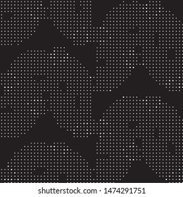 Grunge halftone black and white dots texture background. Spotted vector Abstract Texture