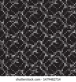 Grunge halftone black and white dots texture background. Spotted vector Abstract Texture
