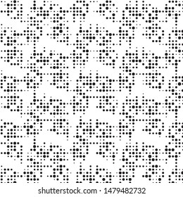Grunge halftone black and white dots texture background. Spotted vector Abstract Texture