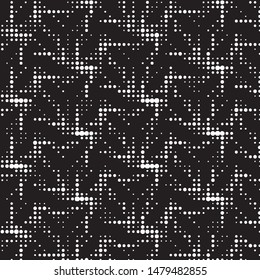 Grunge halftone black and white dots texture background. Spotted vector Abstract Texture