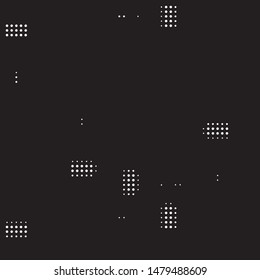 Grunge halftone black and white dots texture background. Spotted vector Abstract Texture
