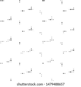 Grunge halftone black and white dots texture background. Spotted vector Abstract Texture