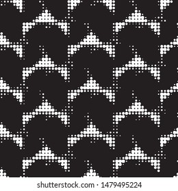 Grunge halftone black and white dots texture background. Spotted vector Abstract Texture