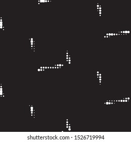 Grunge halftone black and white dots texture background. Spotted vector Abstract Texture