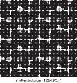 Grunge halftone black and white dots texture background. Spotted vector Abstract Texture