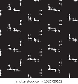Grunge halftone black and white dots texture background. Spotted vector Abstract Texture