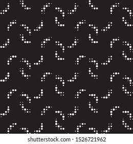 Grunge halftone black and white dots texture background. Spotted vector Abstract Texture