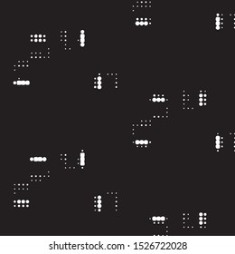 Grunge halftone black and white dots texture background. Spotted vector Abstract Texture