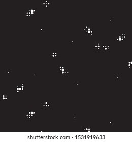 Grunge halftone black and white dots texture background. Spotted vector Abstract Texture
