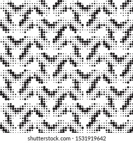 Grunge halftone black and white dots texture background. Spotted vector Abstract Texture